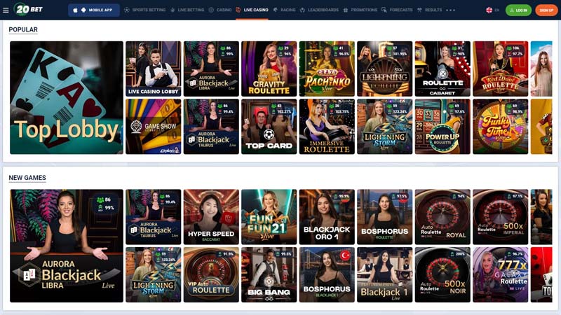Thumbnail 20bet live