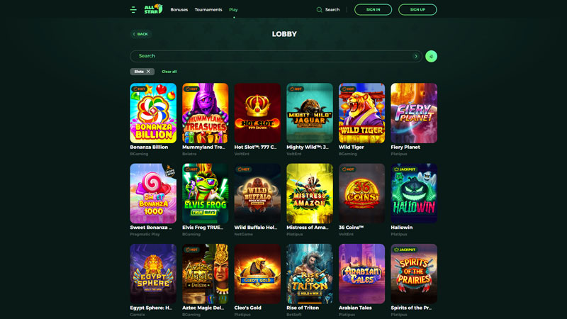 Thumbnail allstar slots