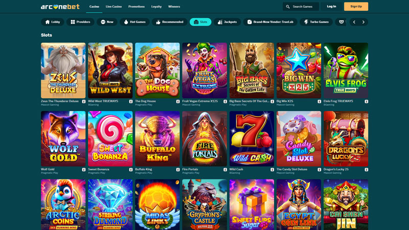 Thumbnail arcanebet slots