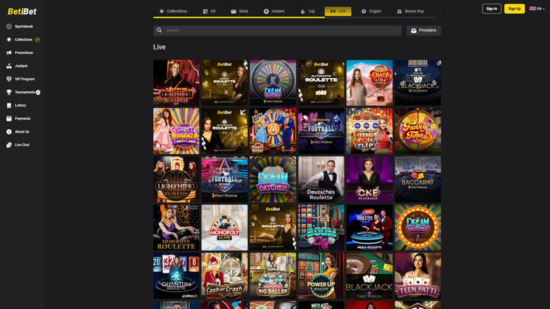 Thumbnail betibet live