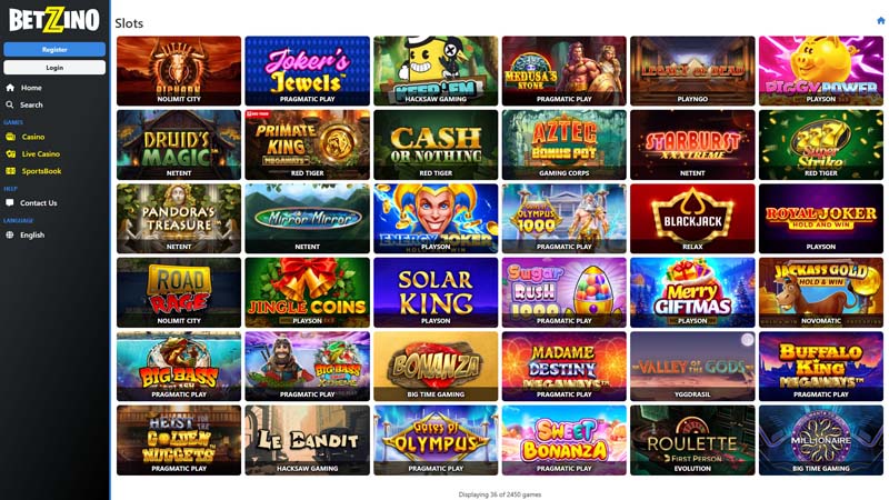 Thumbnail betzino slots