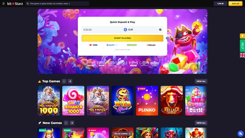 Thumbnail bitstarz lobby