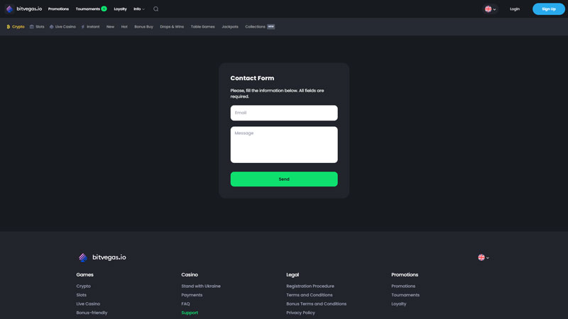 Thumbnail bitvegas-io support