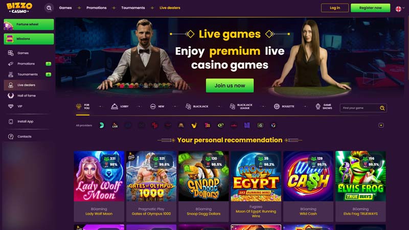 Thumbnail bizzo-casino live