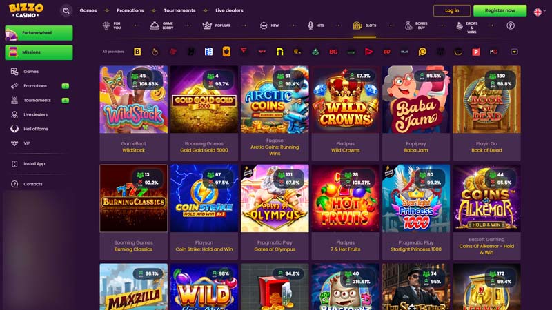 Thumbnail bizzo-casino slots