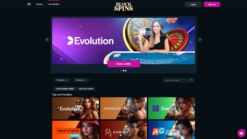 Thumbnail blockspins live
