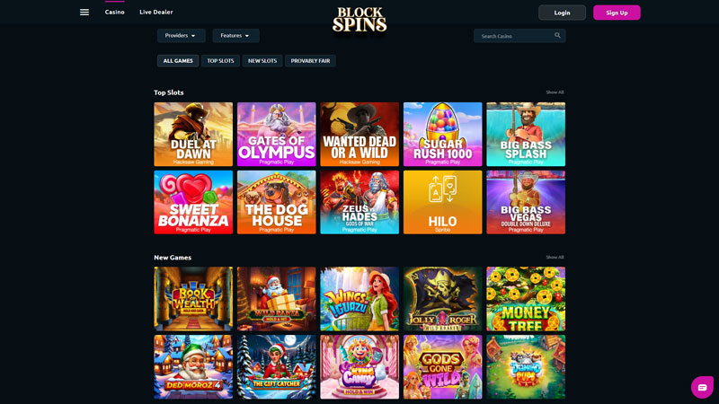 Thumbnail blockspins slots