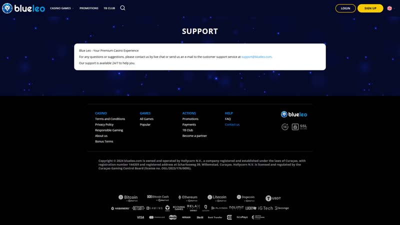 Thumbnail blueleo support