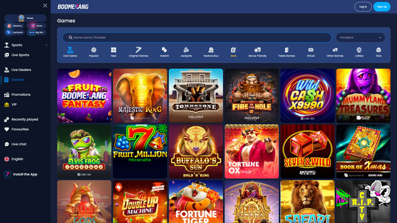 Thumbnail boomerangbet slots