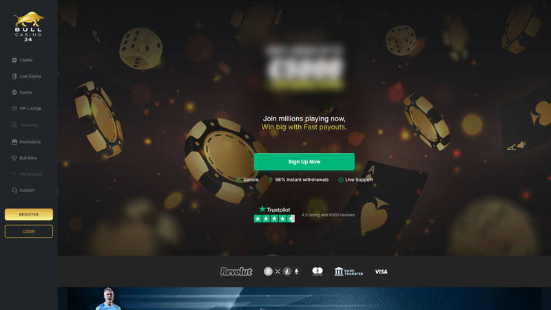 Thumbnail bull-casino lobby
