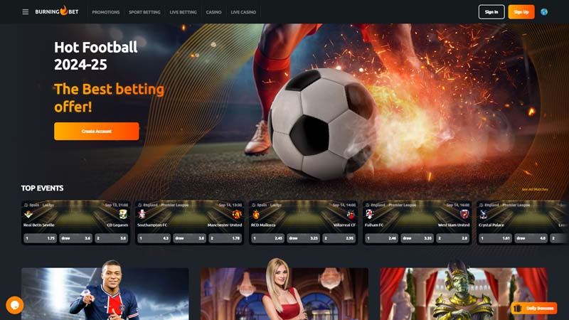 Thumbnail burningbet lobby
