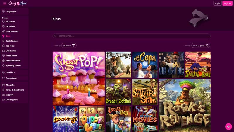 Thumbnail candyland slots