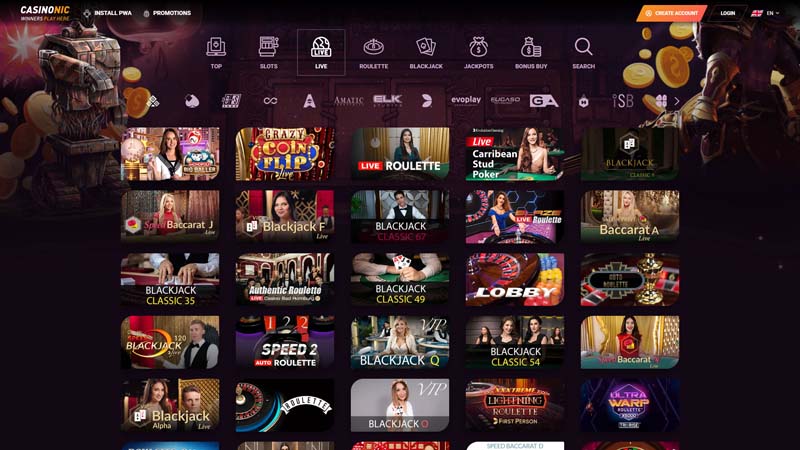 Thumbnail casinonic live