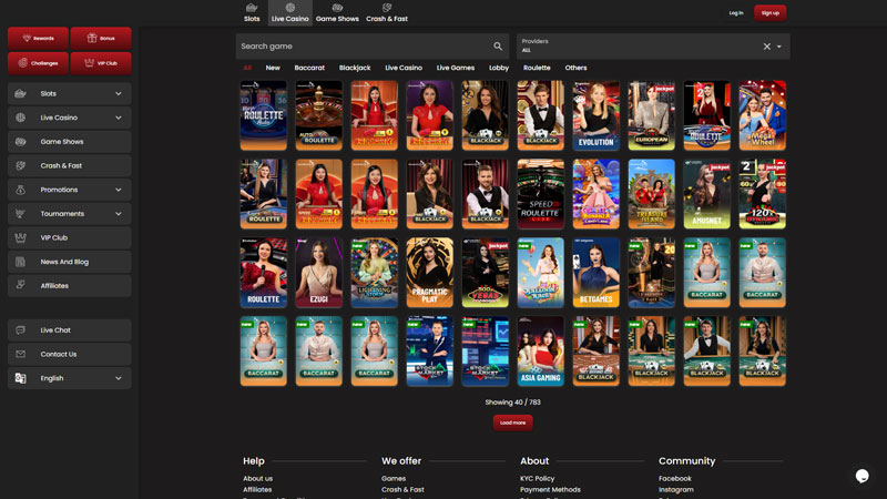 Thumbnail casinostars live