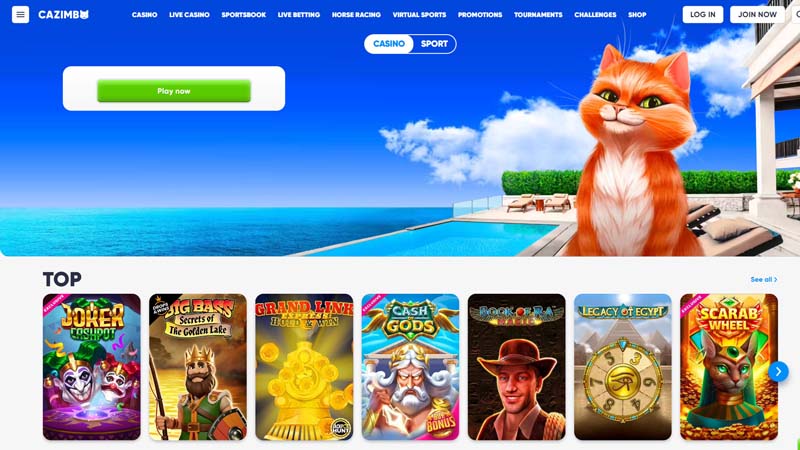 cazimbo lobby screenshot