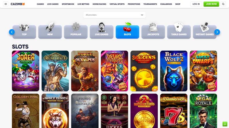 cazimbo slots screenshot