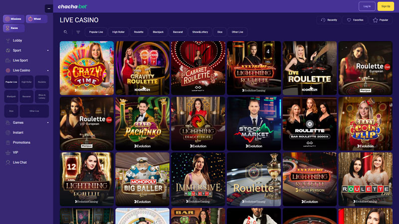 Thumbnail chachabet live
