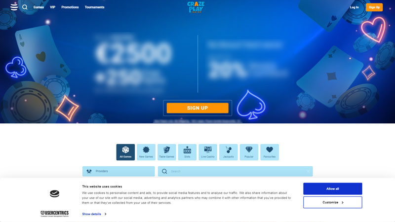 Thumbnail crazeplay lobby