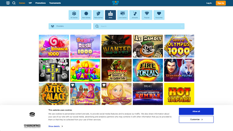 Thumbnail crazeplay slots
