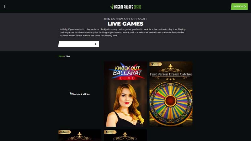 Thumbnail dream-palace-casino live