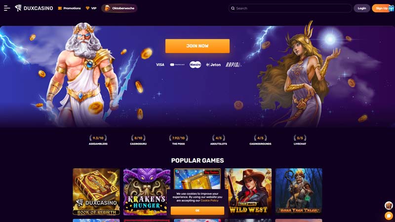 Thumbnail duxcasino lobby