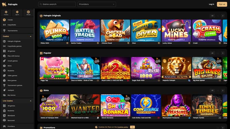Thumbnail fairspin lobby