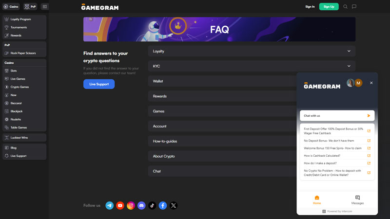 Thumbnail gamegram support