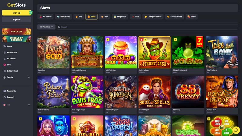 Thumbnail getslots slots