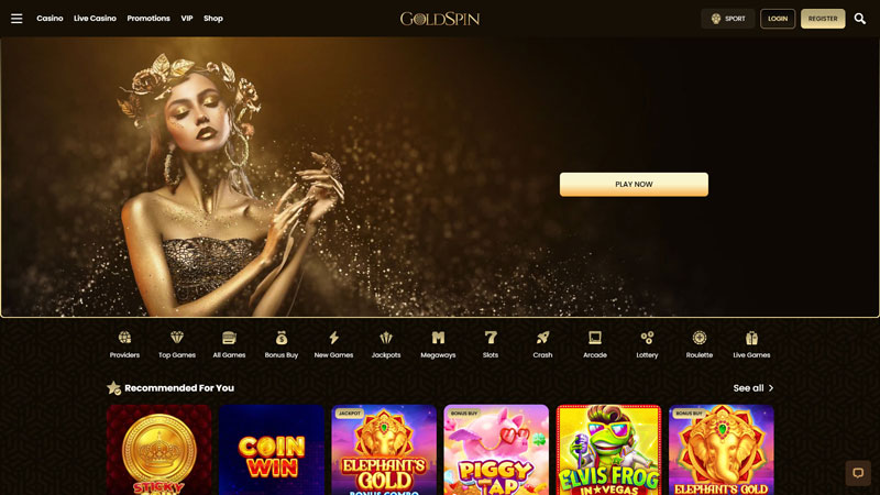 Thumbnail goldspin lobby