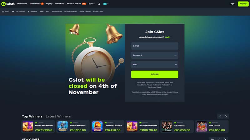Thumbnail gslot lobby