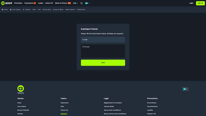 Thumbnail gslot support