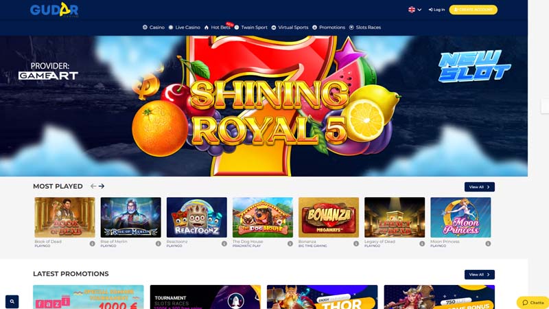 Thumbnail gudar-casino lobby