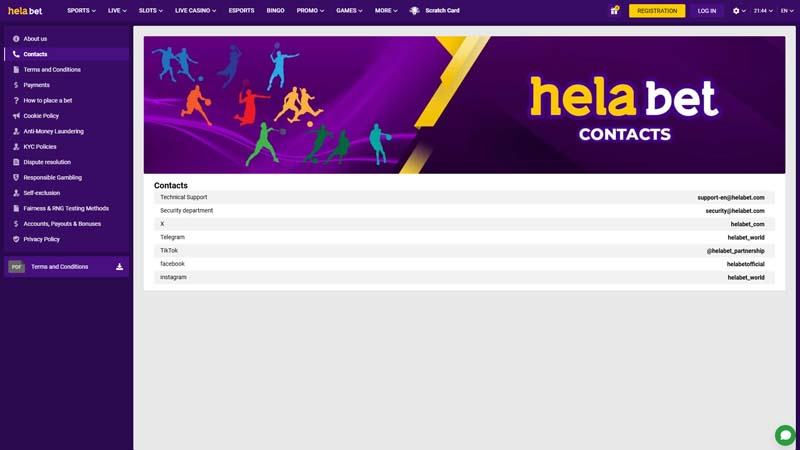 Thumbnail helabet support
