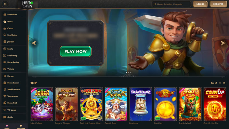 Thumbnail herospin lobby