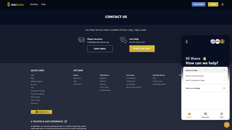 Thumbnail high-roller-casino support