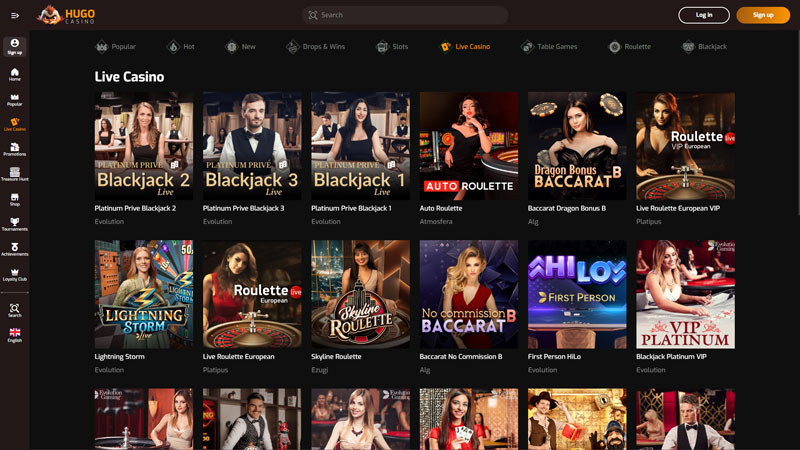 Thumbnail hugo-casino live