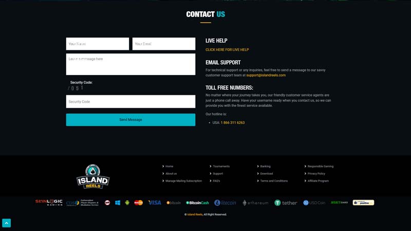 Thumbnail island-reels support