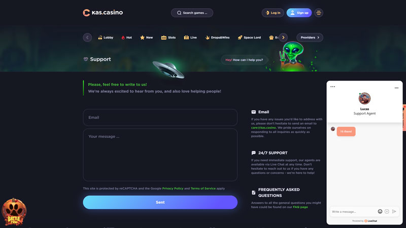 Thumbnail kas-casino support