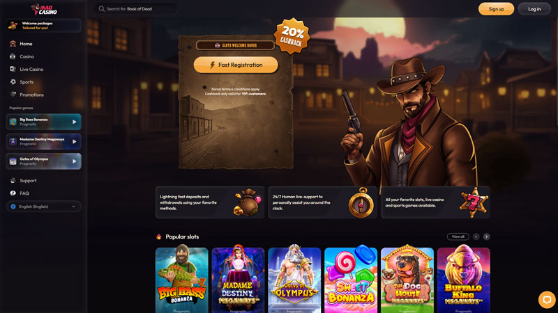 Thumbnail madcasino lobby