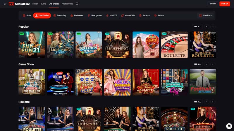 Thumbnail n1-casino live