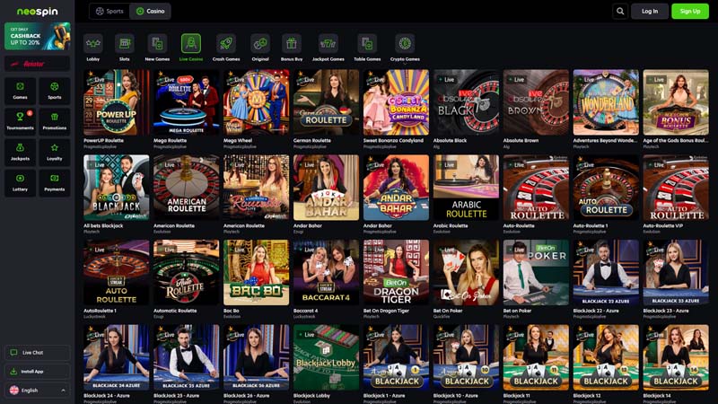 Thumbnail neospin live