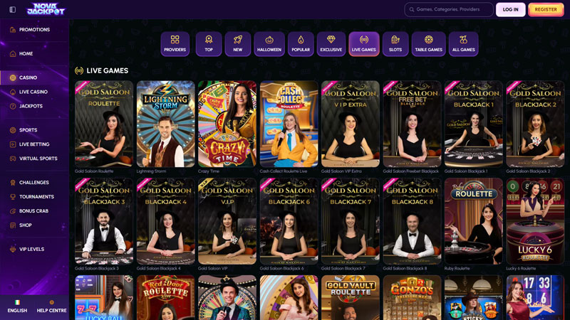Thumbnail novajackpot live