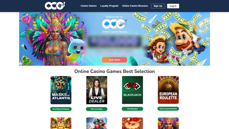 Thumbnail onlinecasinogames lobby
