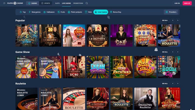 Thumbnail platin-casino live