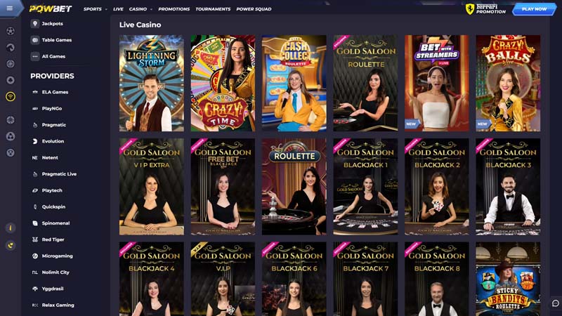 Thumbnail powbet live