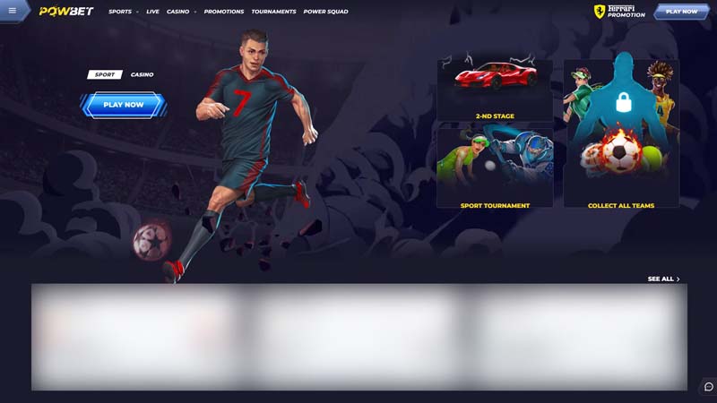 Thumbnail powbet lobby