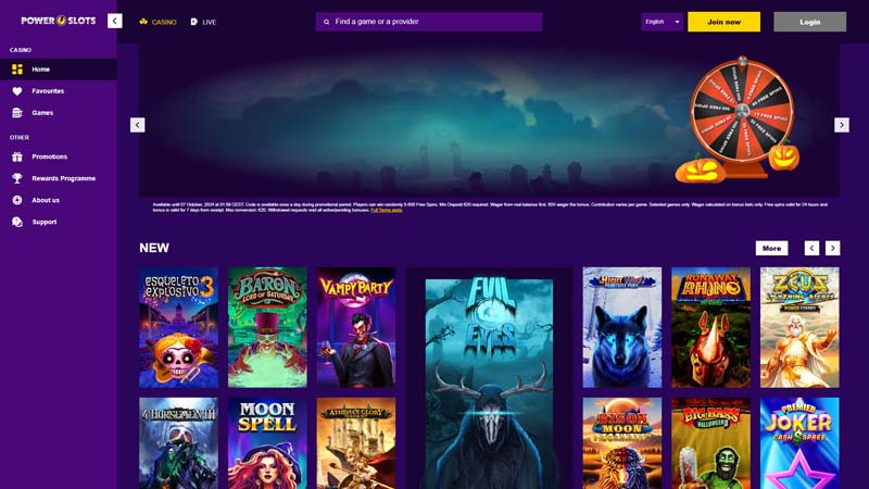 Thumbnail power-slots-casino lobby