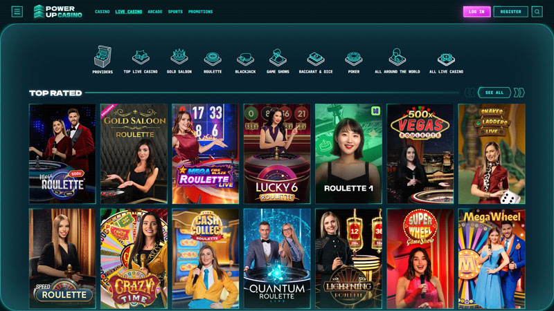 Thumbnail powerupcasino live