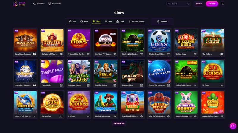 Thumbnail queenspins slots