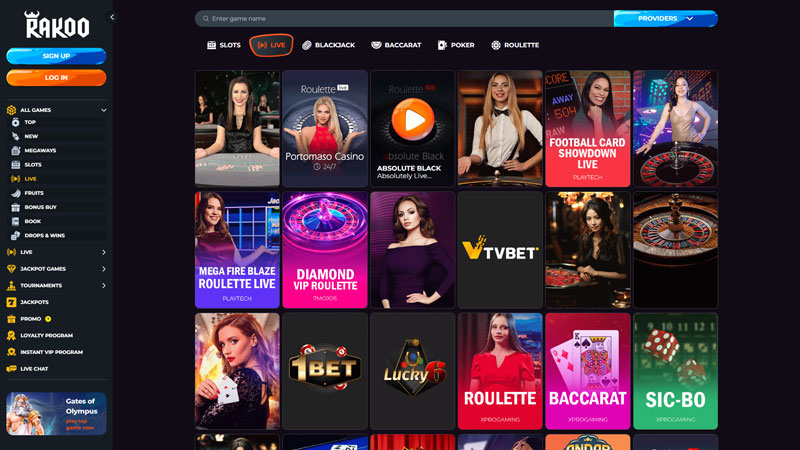 rakoo live screenshot